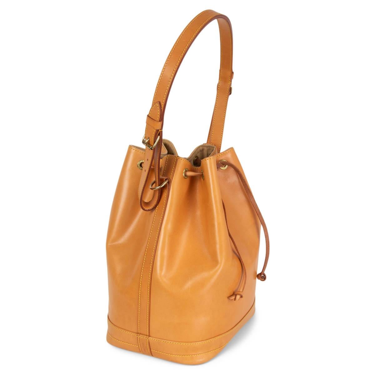 Louis Vuitton Neo drawstring bucket bag Brown Leather Cloth ref