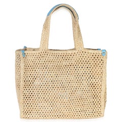 Louis Vuitton Natural Raffia Calfskin Portofino OnTheGo MM
