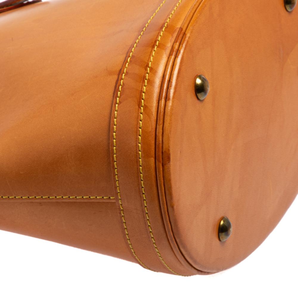 Louis Vuitton Natural Vachetta Leather Limited Edition Petit Bucket Bag 2