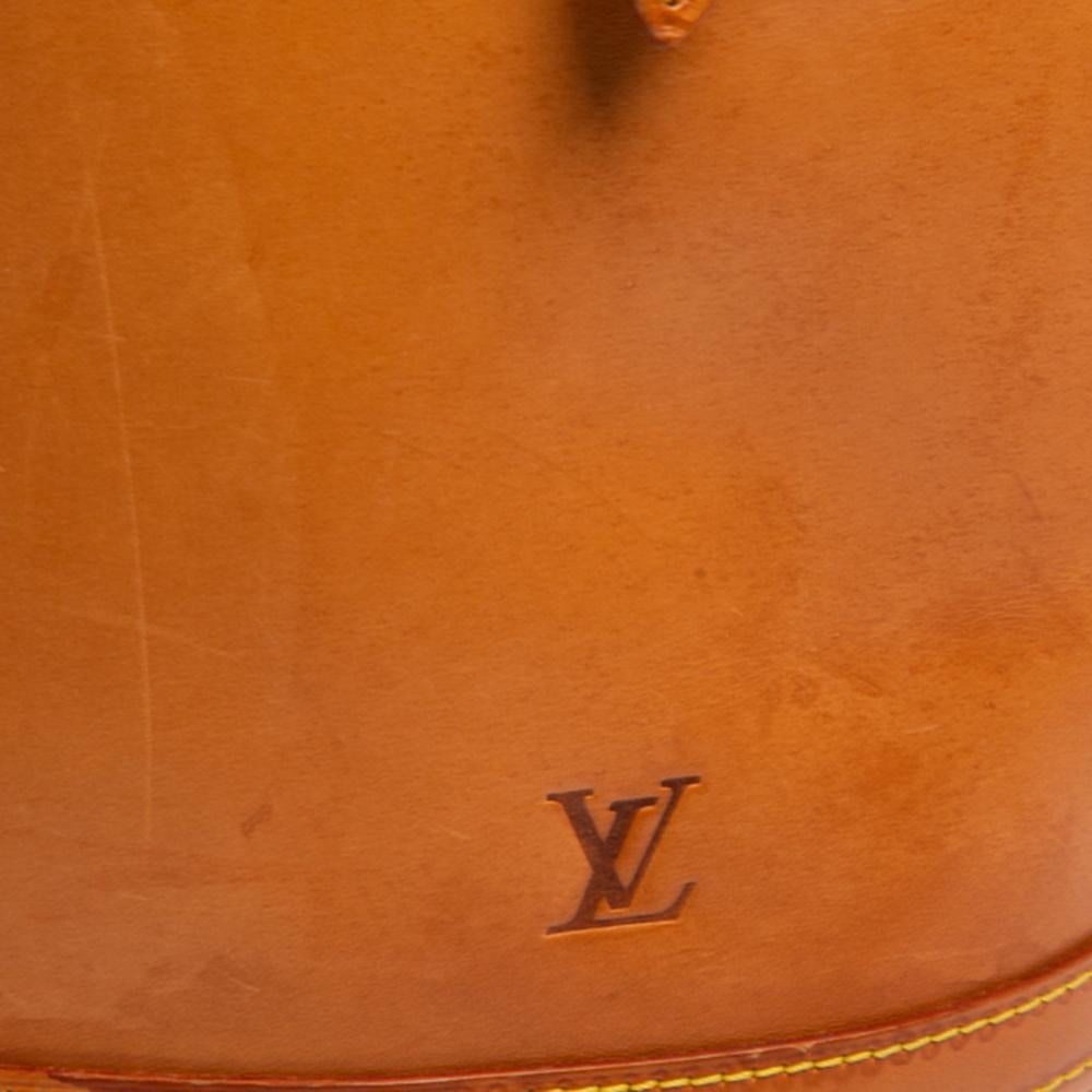 Women's Louis Vuitton Natural Vachetta Leather Limited Edition Petit Bucket Bag