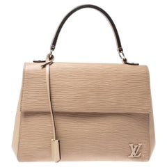 Louis Vuitton Naturel Epi Leather Cluny MM Top Handle Bag