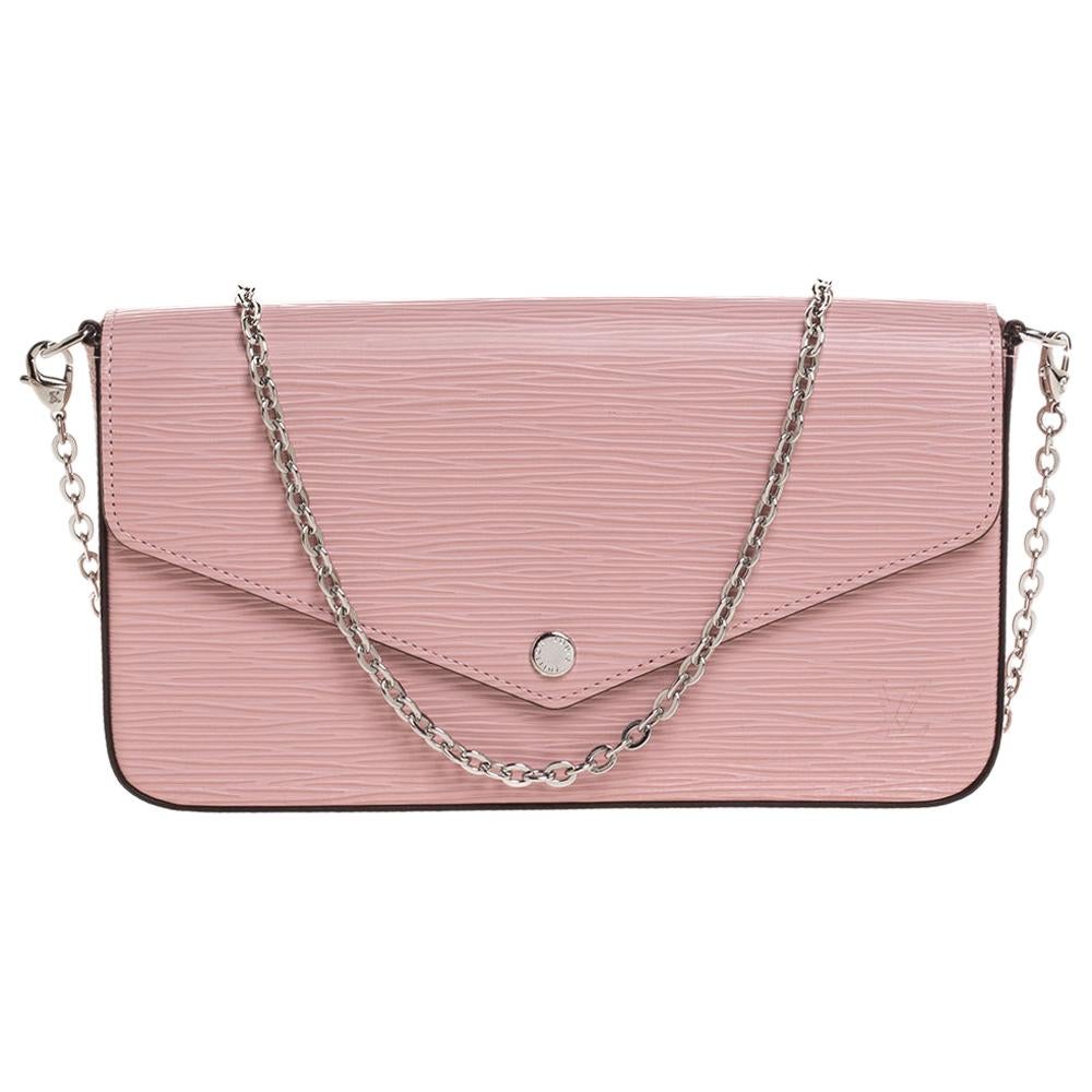 Louis Vuitton Naturel Epi Leather Pochette Felicie Bag