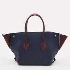 Louis Vuitton Navy Blue/Burgundy Leather Freedom Bag