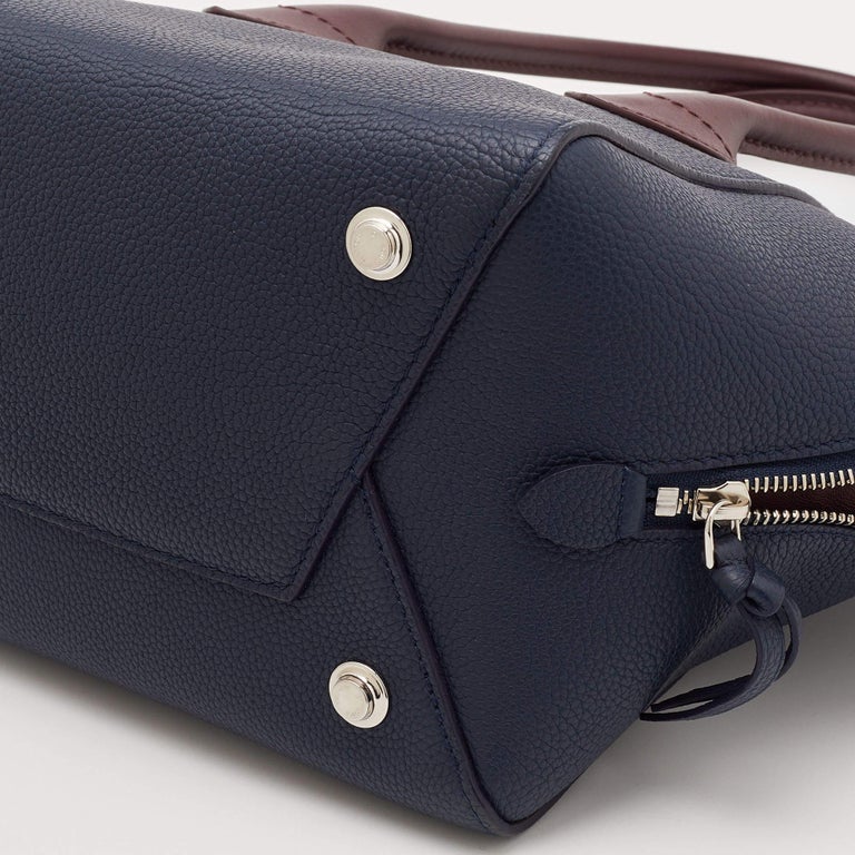 Louis Vuitton Navy Blue/Burgundy Leather Freedom Bag Louis Vuitton