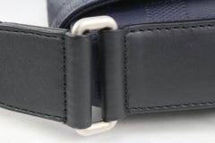 Louis Vuitton Navy Blue Damier Infini Messenger PM Crossbody Laptop Bag 19lv216s