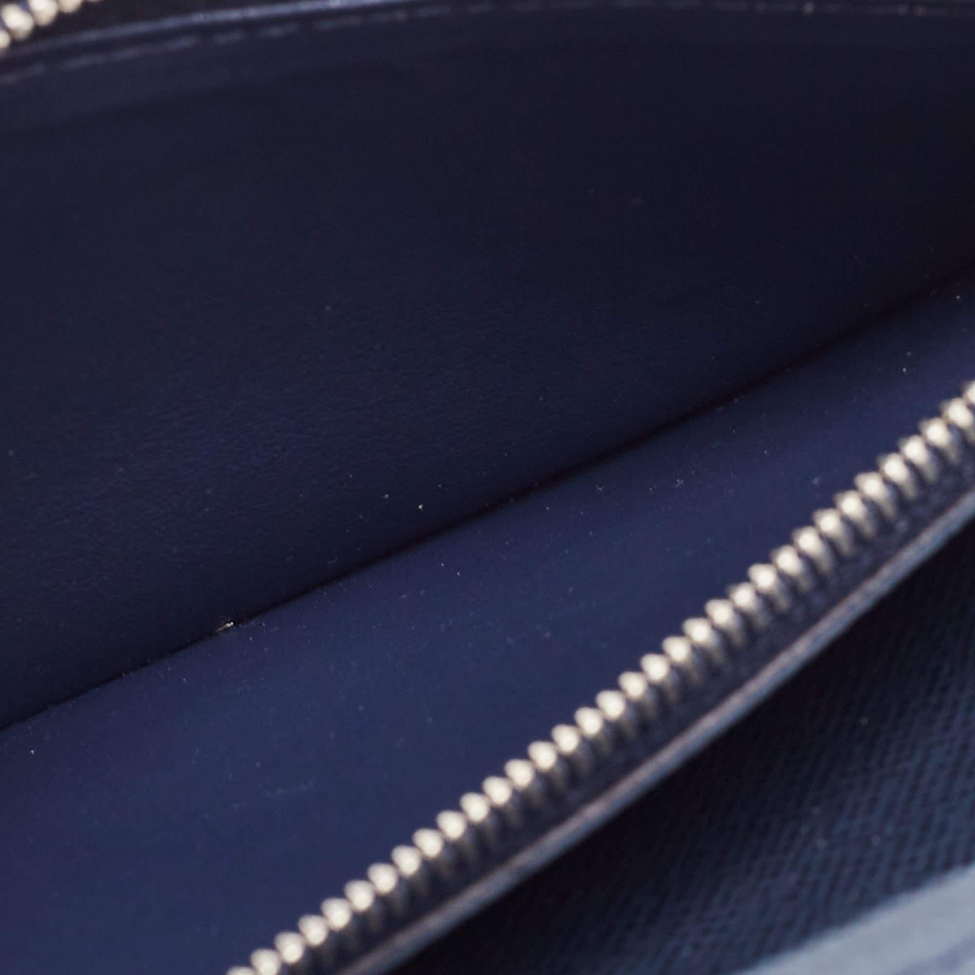 Louis Vuitton Navy Blue Epi Leather Brazza Wallet 5