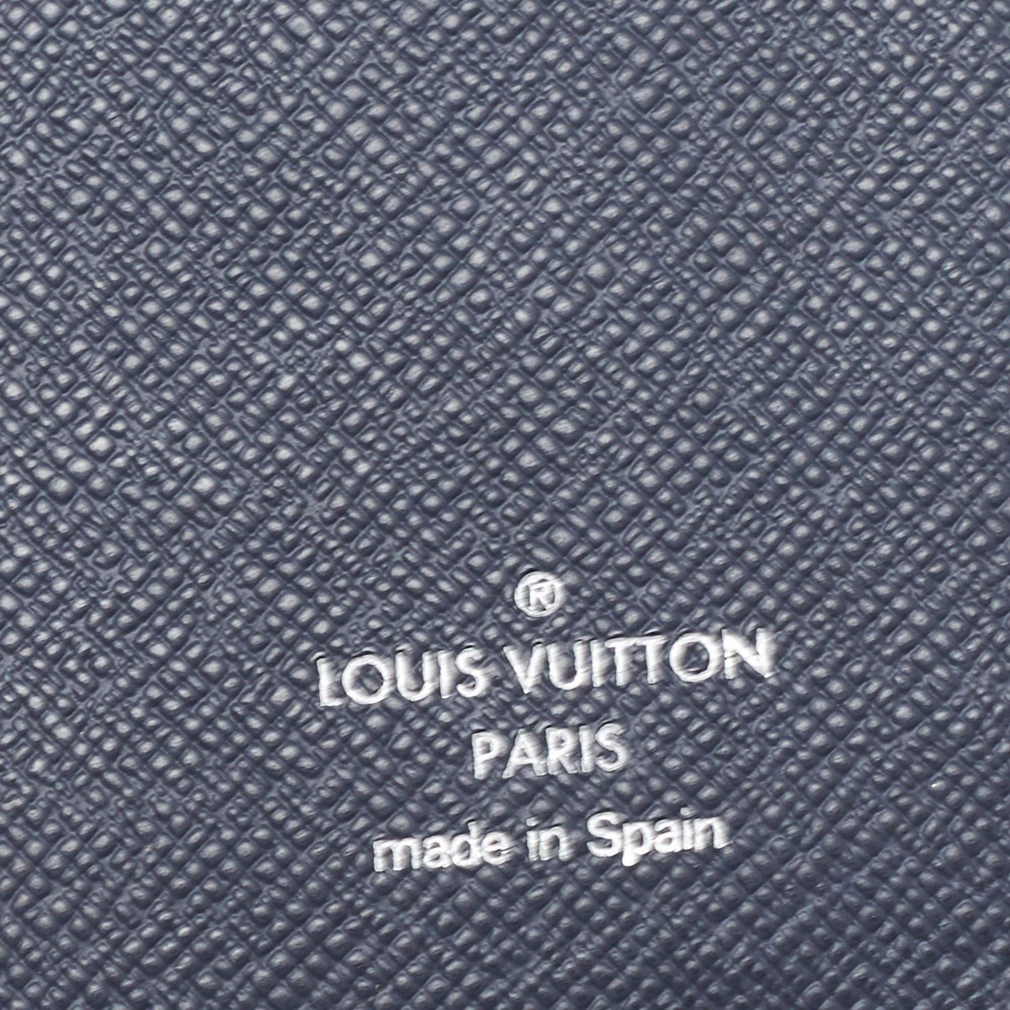 Louis Vuitton Navy Blue Epi Leather Brazza Wallet 7