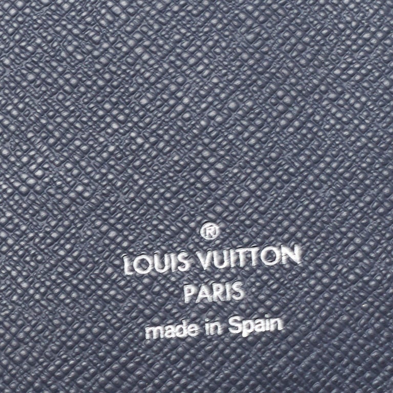 Louis Vuitton Navy Blue Epi Leather Brazza Wallet For Sale at 1stDibs