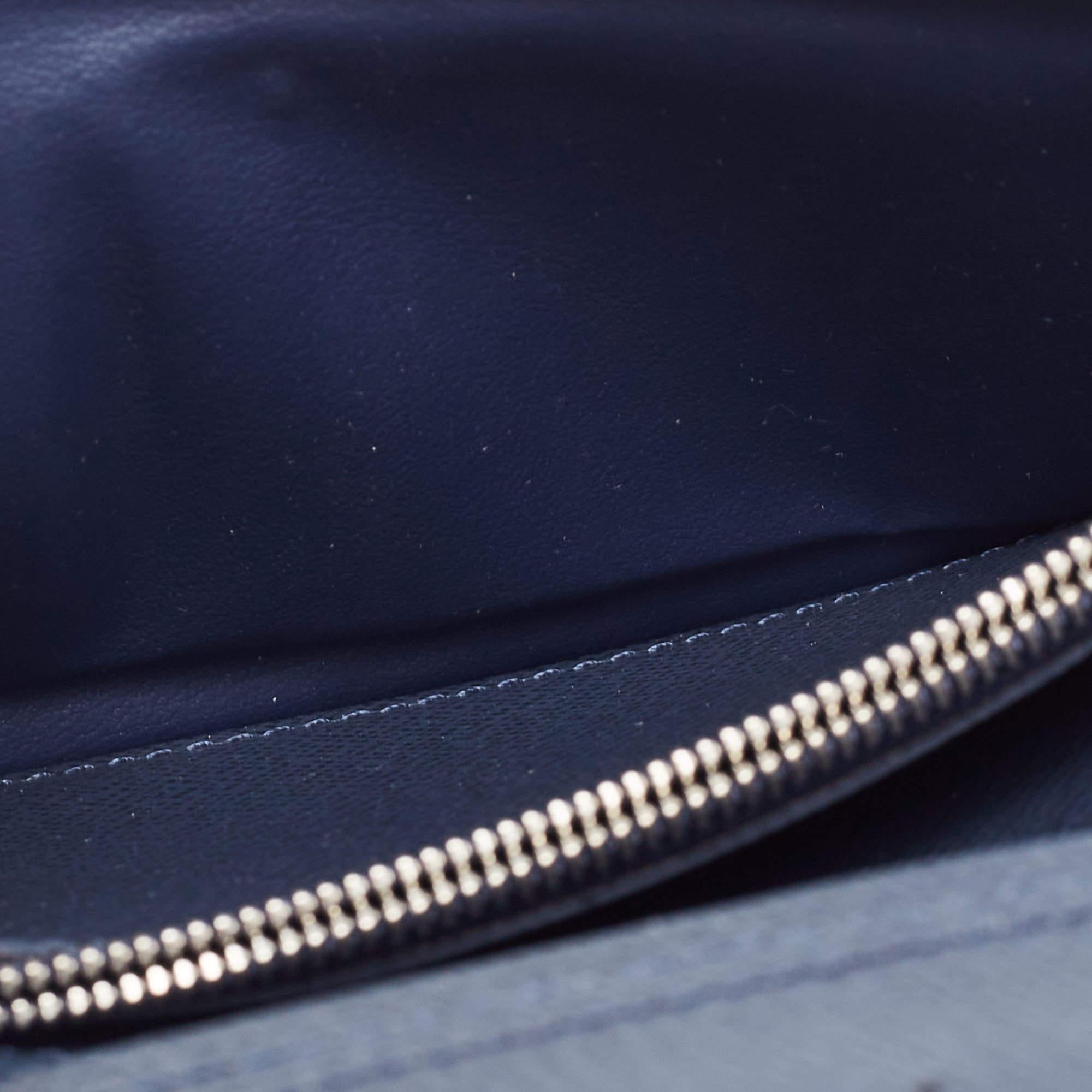 Louis Vuitton Navy Blue Epi Leather Brazza Wallet 4