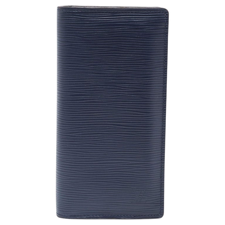 Louis Vuitton Brazza Wallet Navy Blue