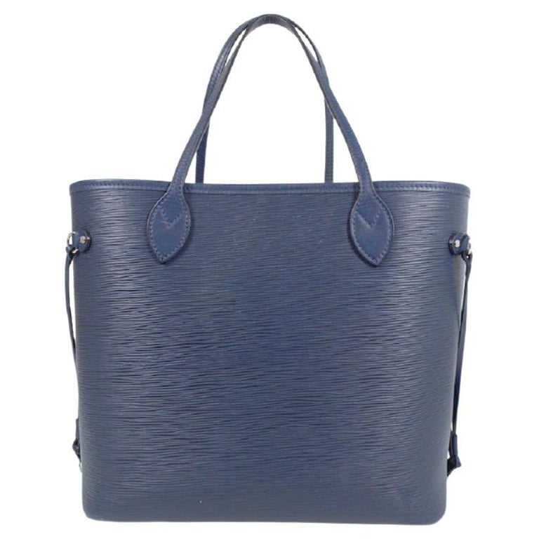 Louis Vuitton Tote V Navy blue Leather ref.912452 - Joli Closet