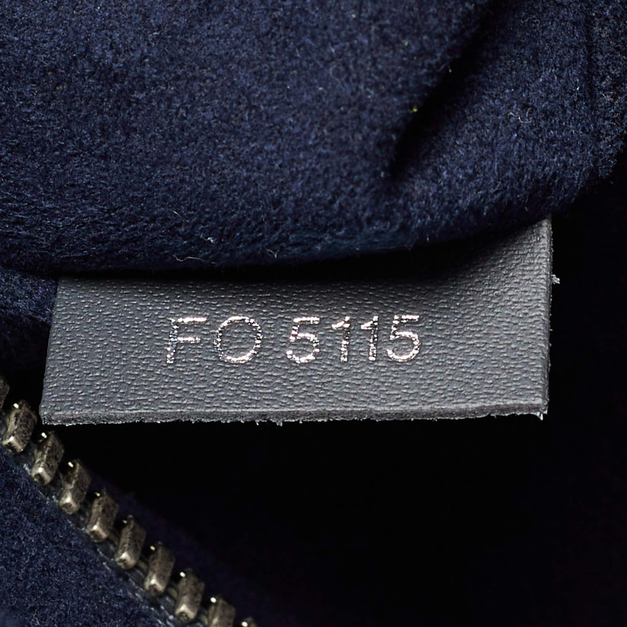 Louis Vuitton Navy Blue Epi Leather Noe Marin Bag For Sale 4