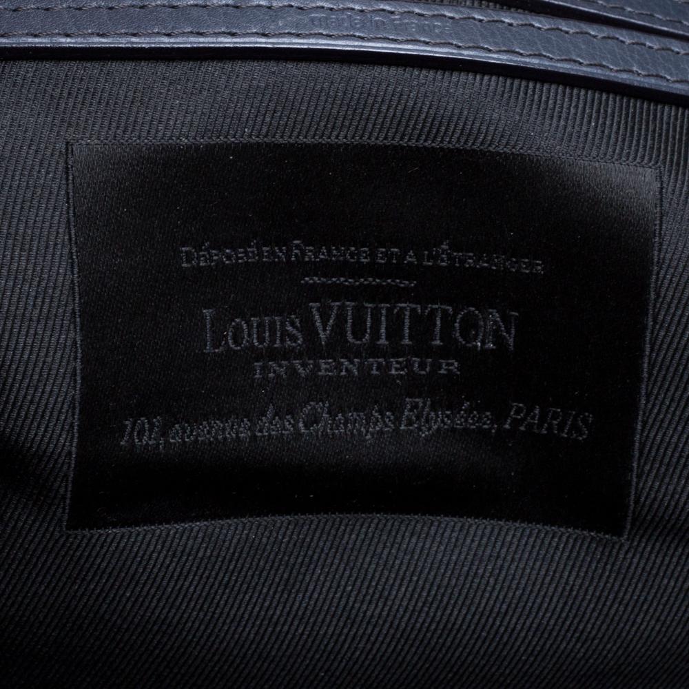 Louis Vuitton Navy Blue Gris Monogram Limited Edition Volupte Beaute Bag 2