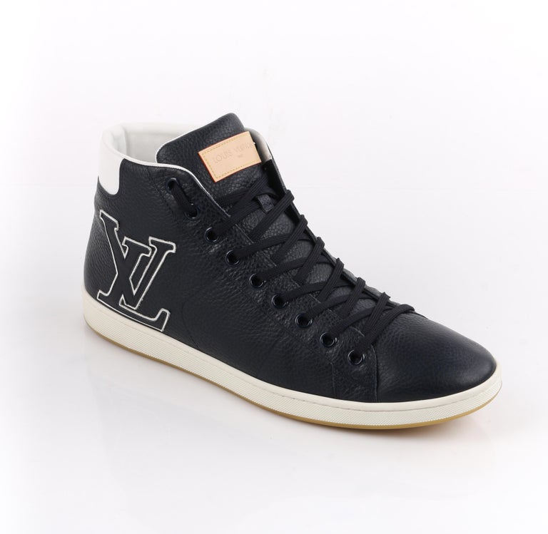 Louis Vuitton Fur-Lined High-Top Sneakers