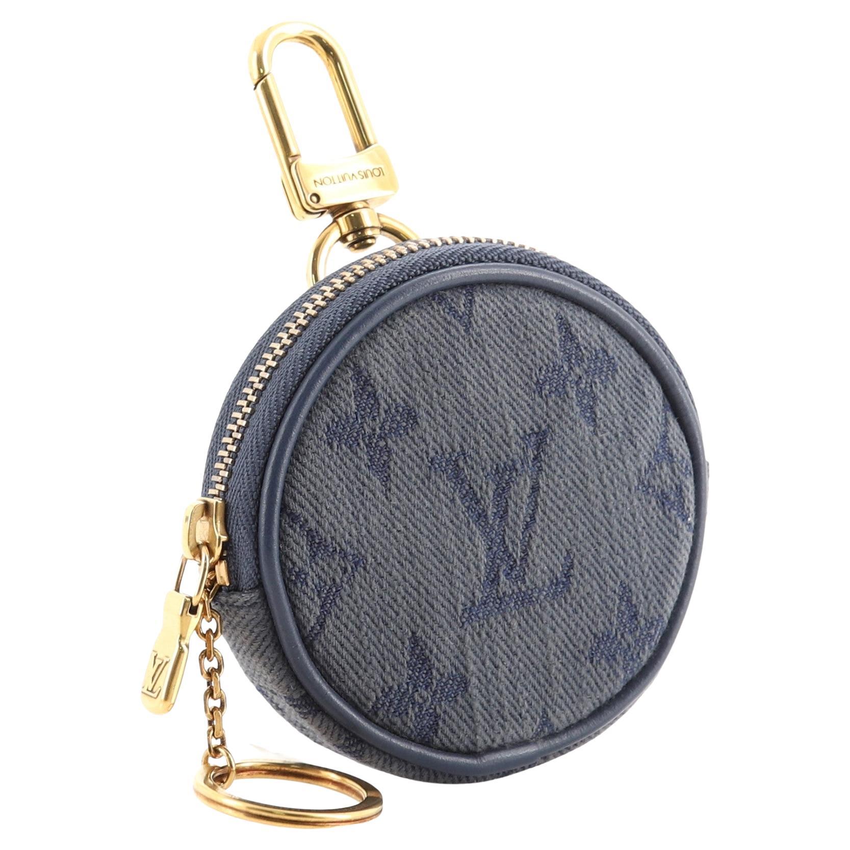 Louis Vuitton Capital LV Bag Charm and Key Holder Eclipse Leather