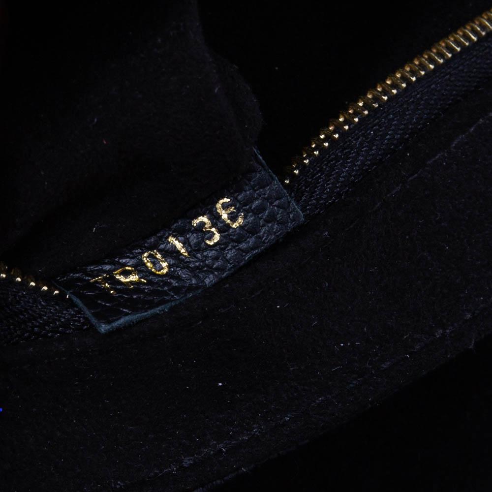 Louis Vuitton Navy Blue Monogram Empreinte Leather St Germain PM Bag 4
