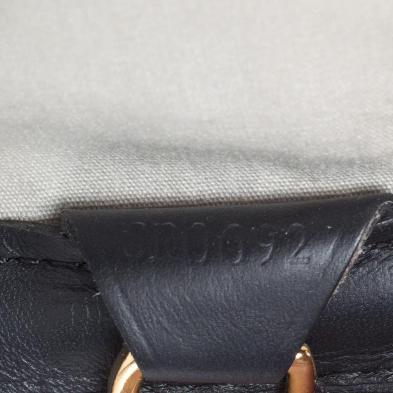 Louis Vuitton Navy Blue Monogram Mini Lin Josephine PM Bag 3