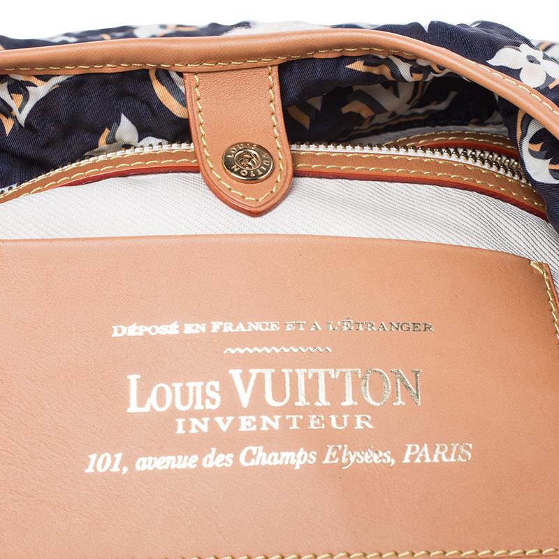 Louis Vuitton Navy Blue Monogram Nylon Limited Edition Bulles MM Bag 6