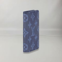Louis Vuitton Navy blue Monogram Shadow Cowhide Leather