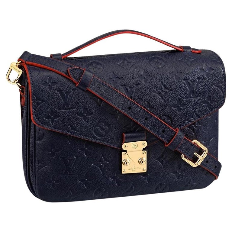 navy pochette