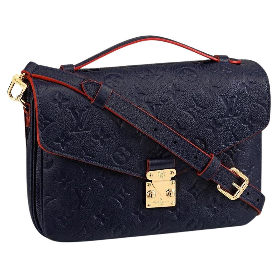 Louis Vuitton Navy Blue/Red Pochette Métis For Sale at 1stDibs louis
