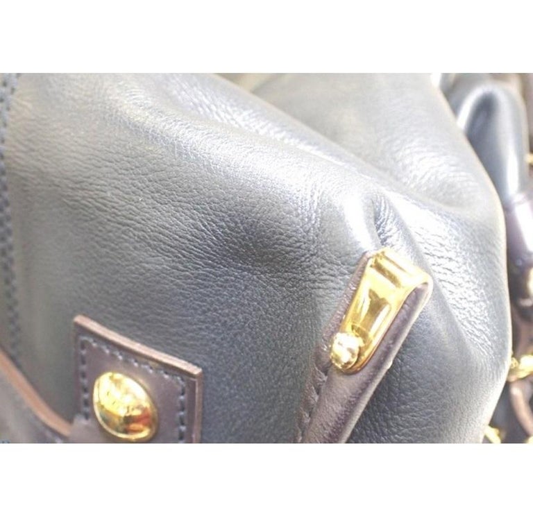 Louis Vuitton Navy Blue Sac Louis Bag For Sale 4