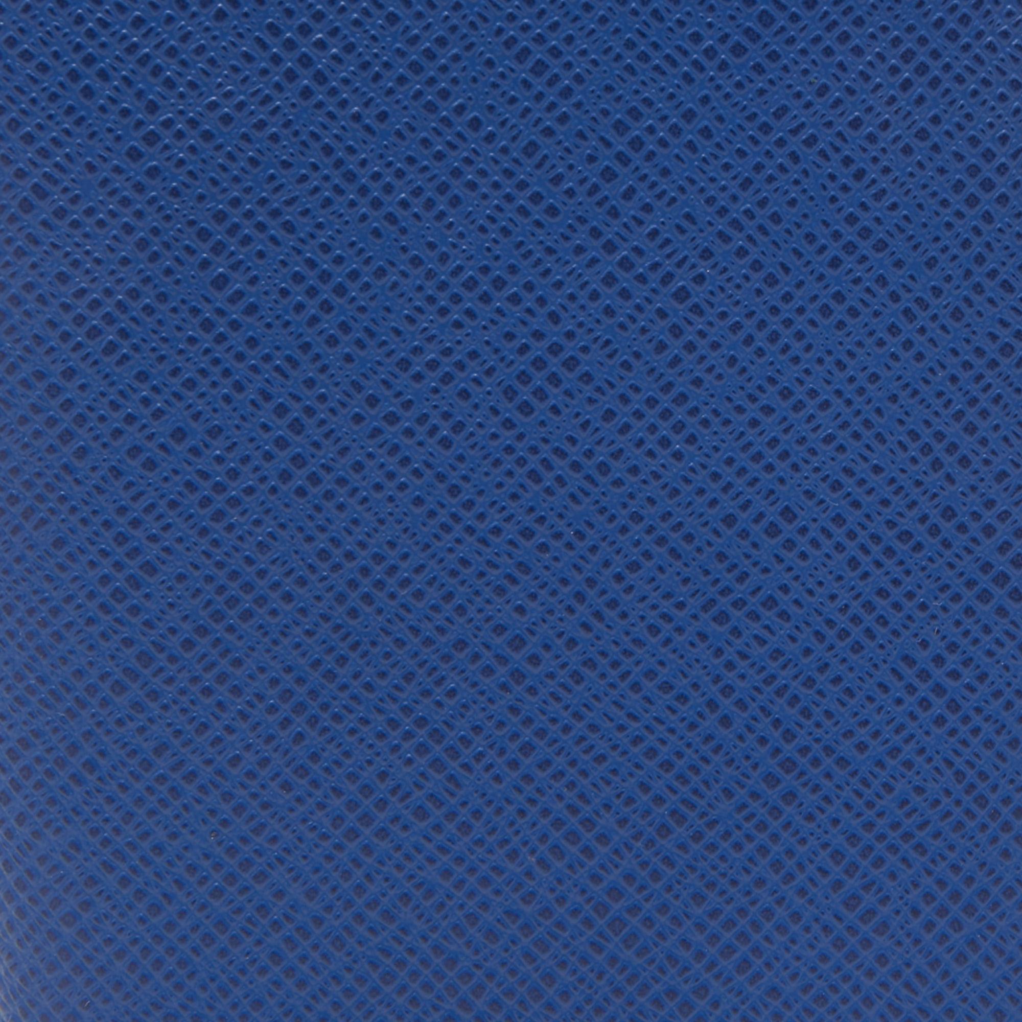Louis Vuitton Navy Blue Taiga Leather Brazza Wallet 4