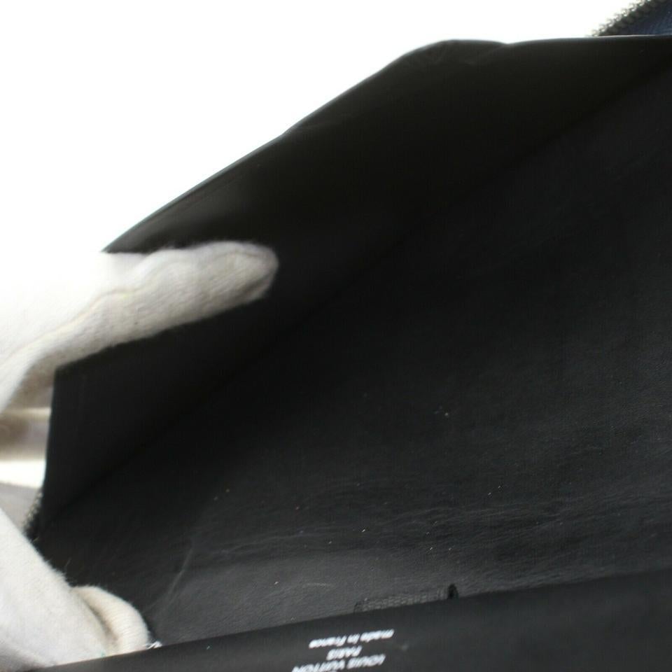 Louis Vuitton Navy Blue Zippy Organizer Lv Cup Long Leather Gaston V 872734 5