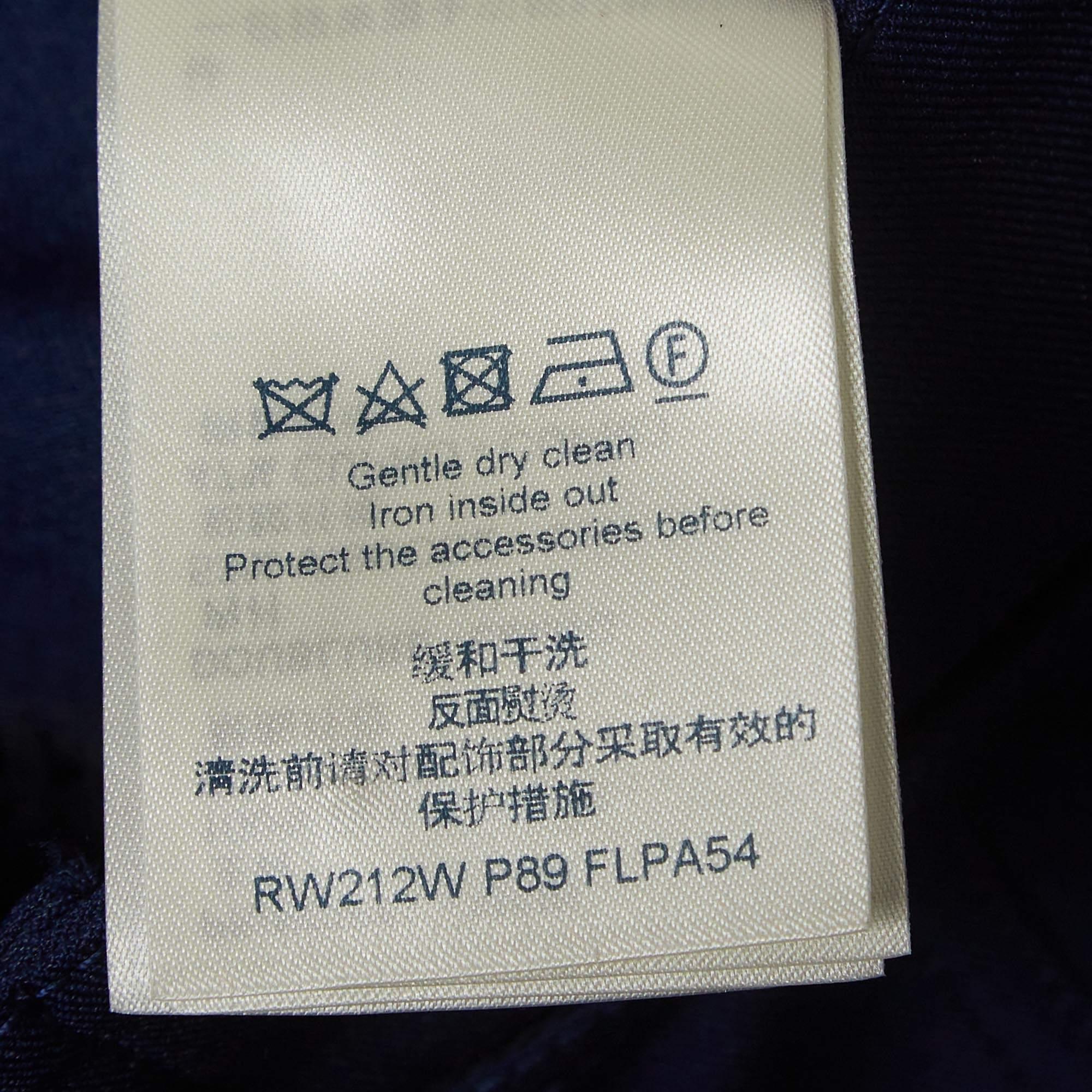 Louis Vuitton Navy Button Detailed Shorts S 1