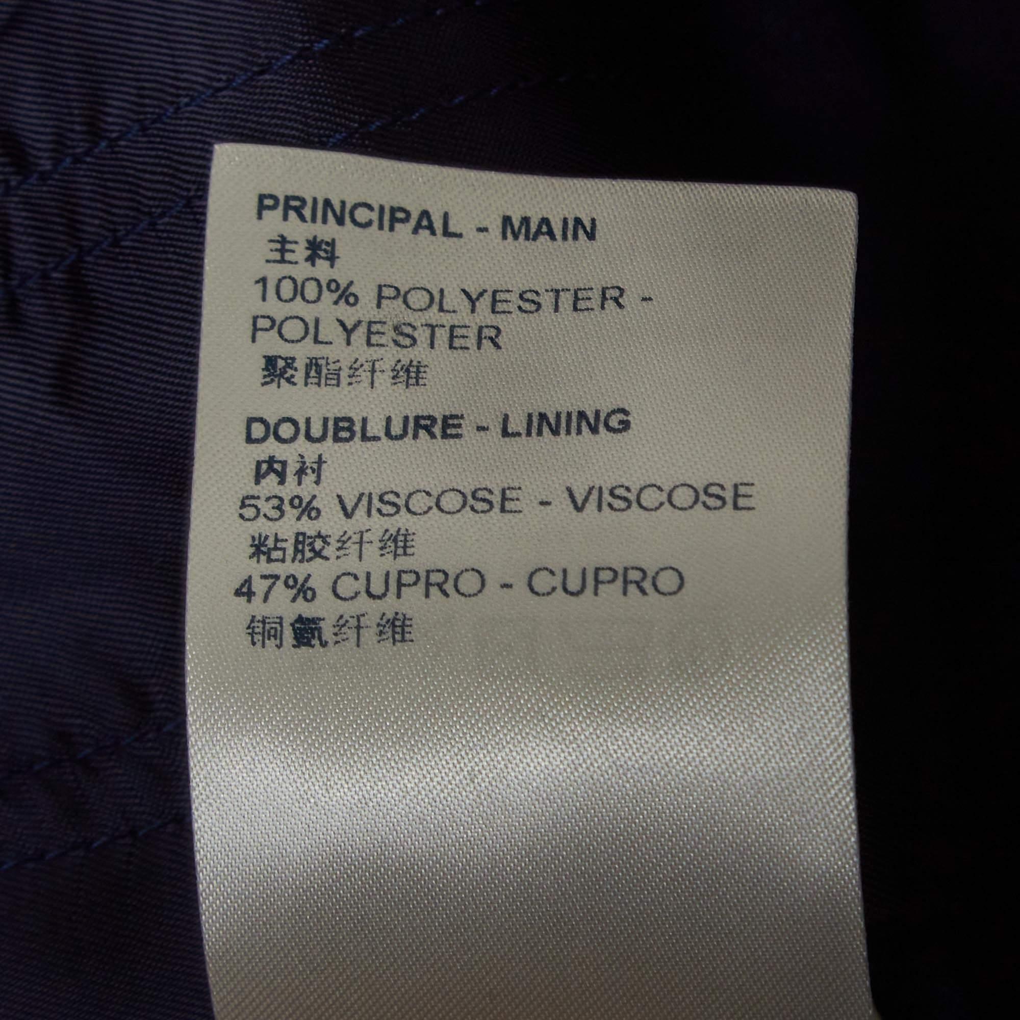 Louis Vuitton Navy Button Detailed Shorts S 2