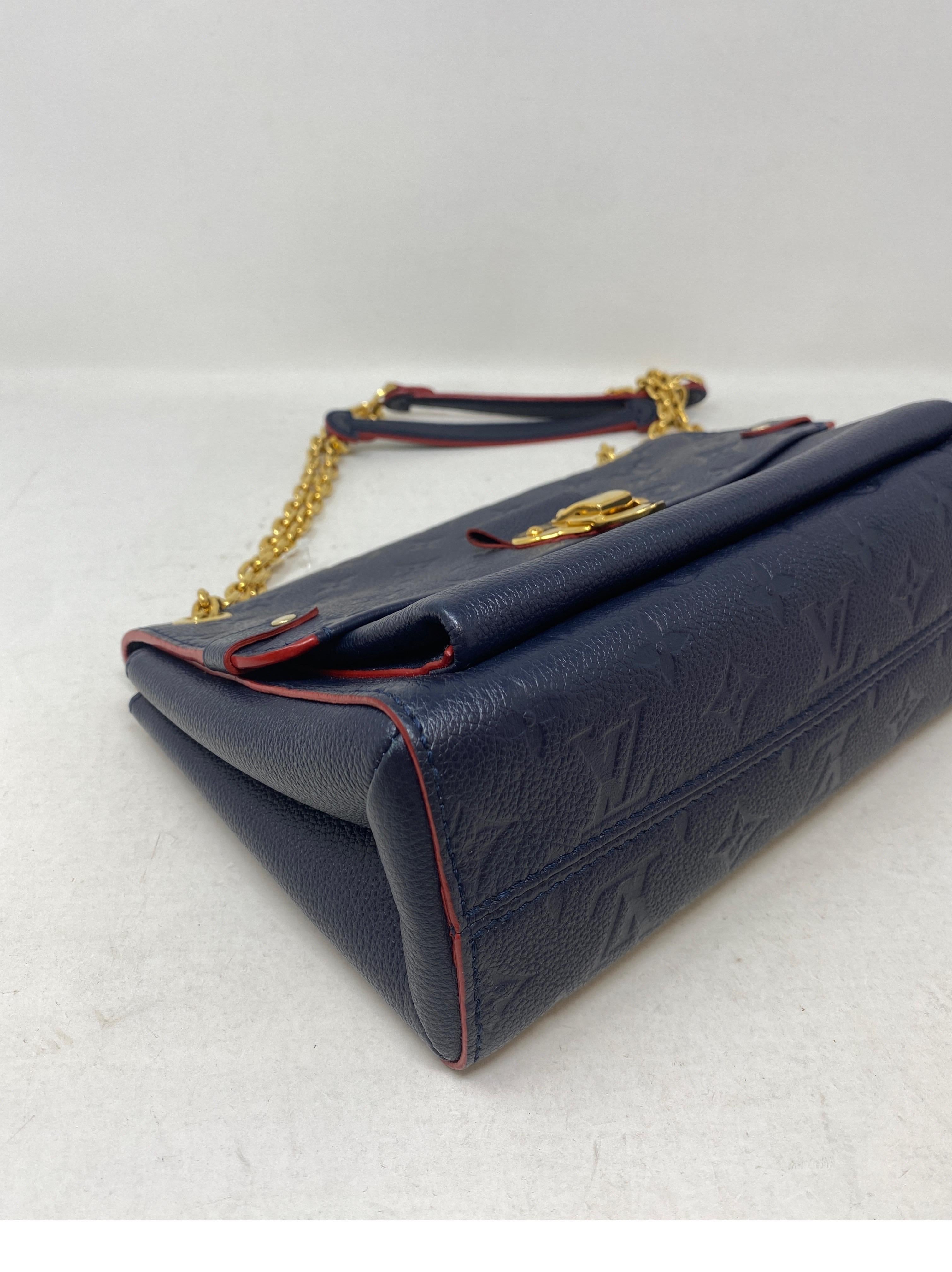 Louis Vuitton Navy Crossbody Bag 4
