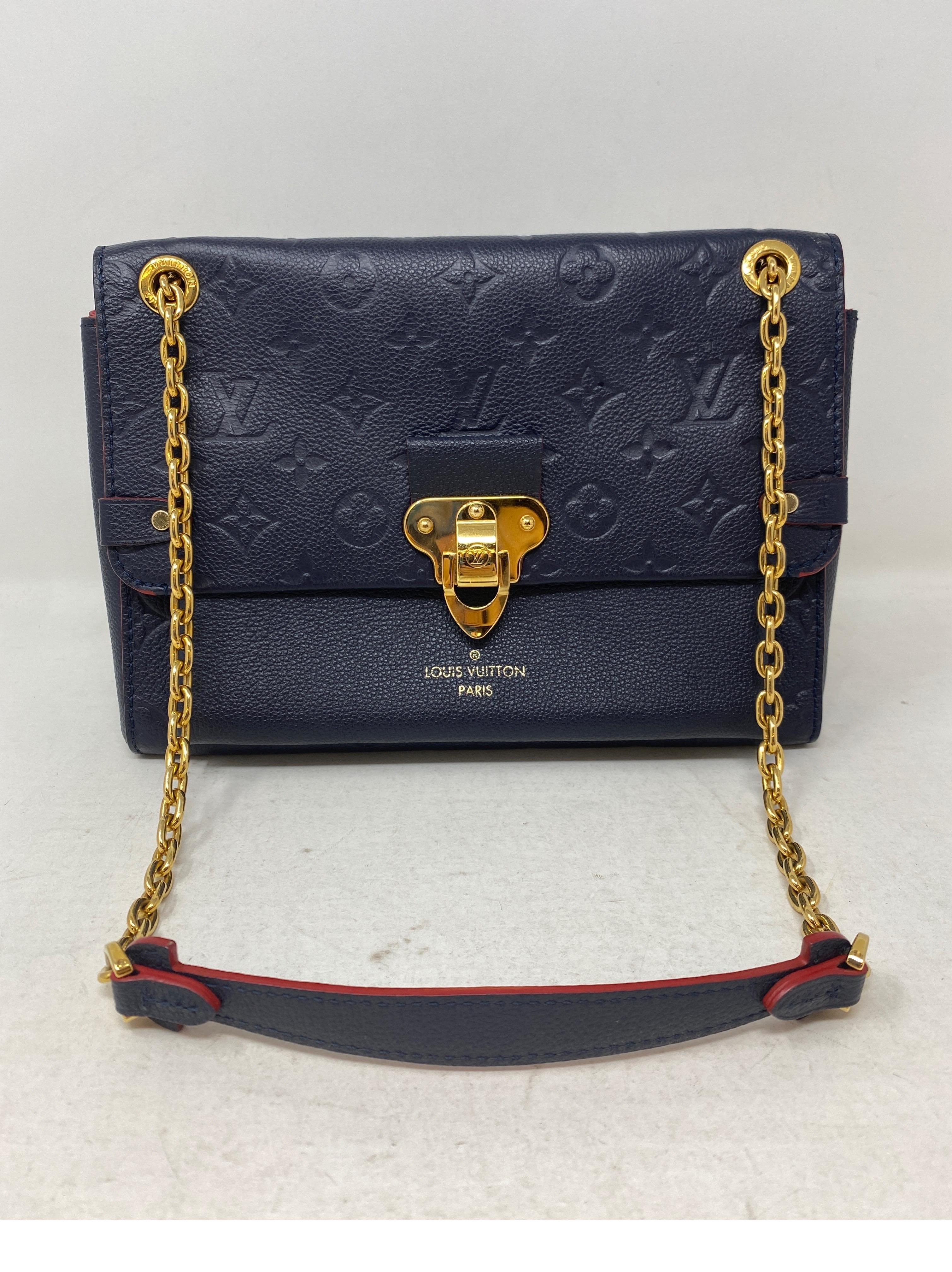 Louis Vuitton Navy Crossbody Bag 7