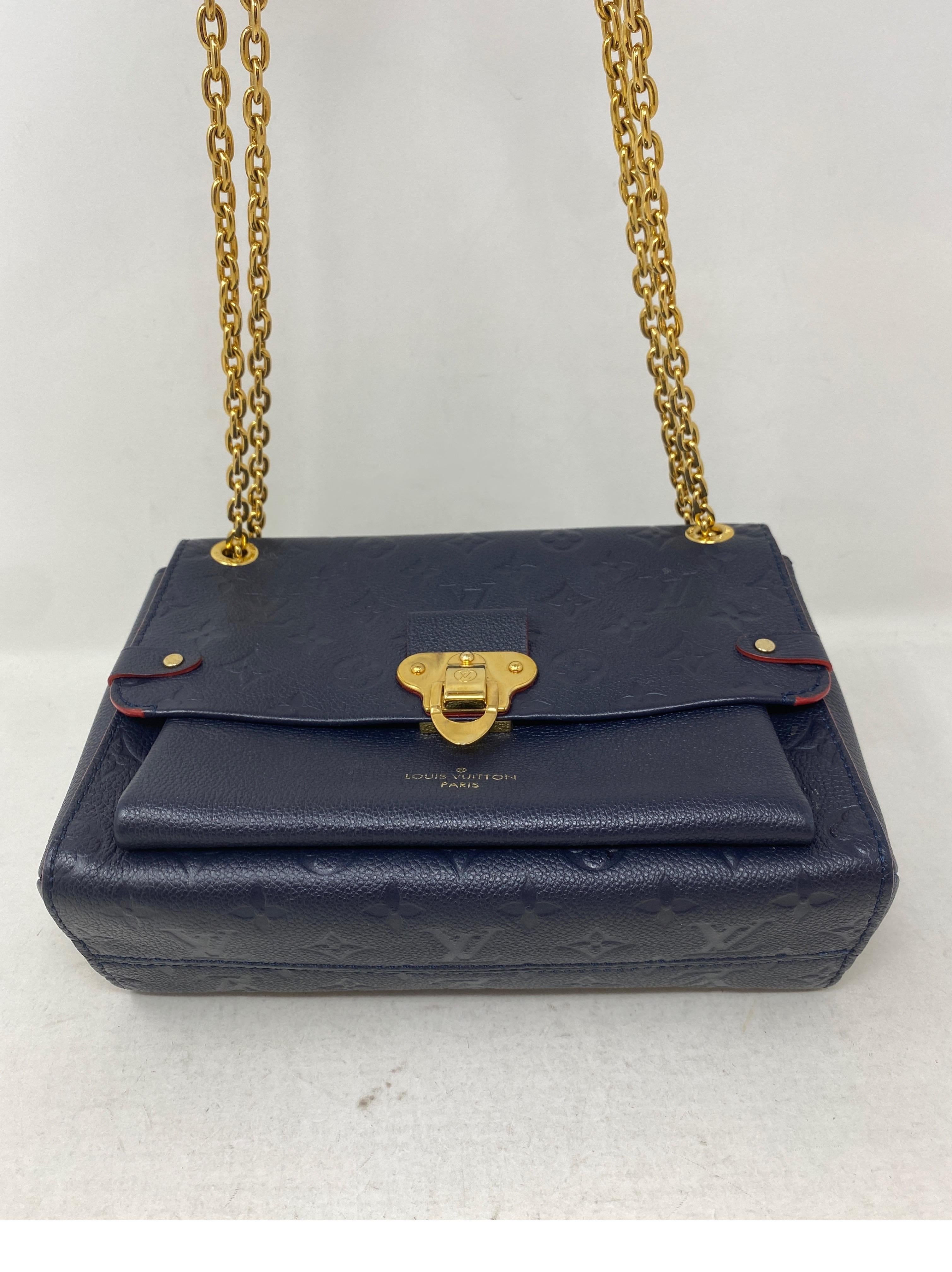 Louis Vuitton Navy Crossbody Bag  8