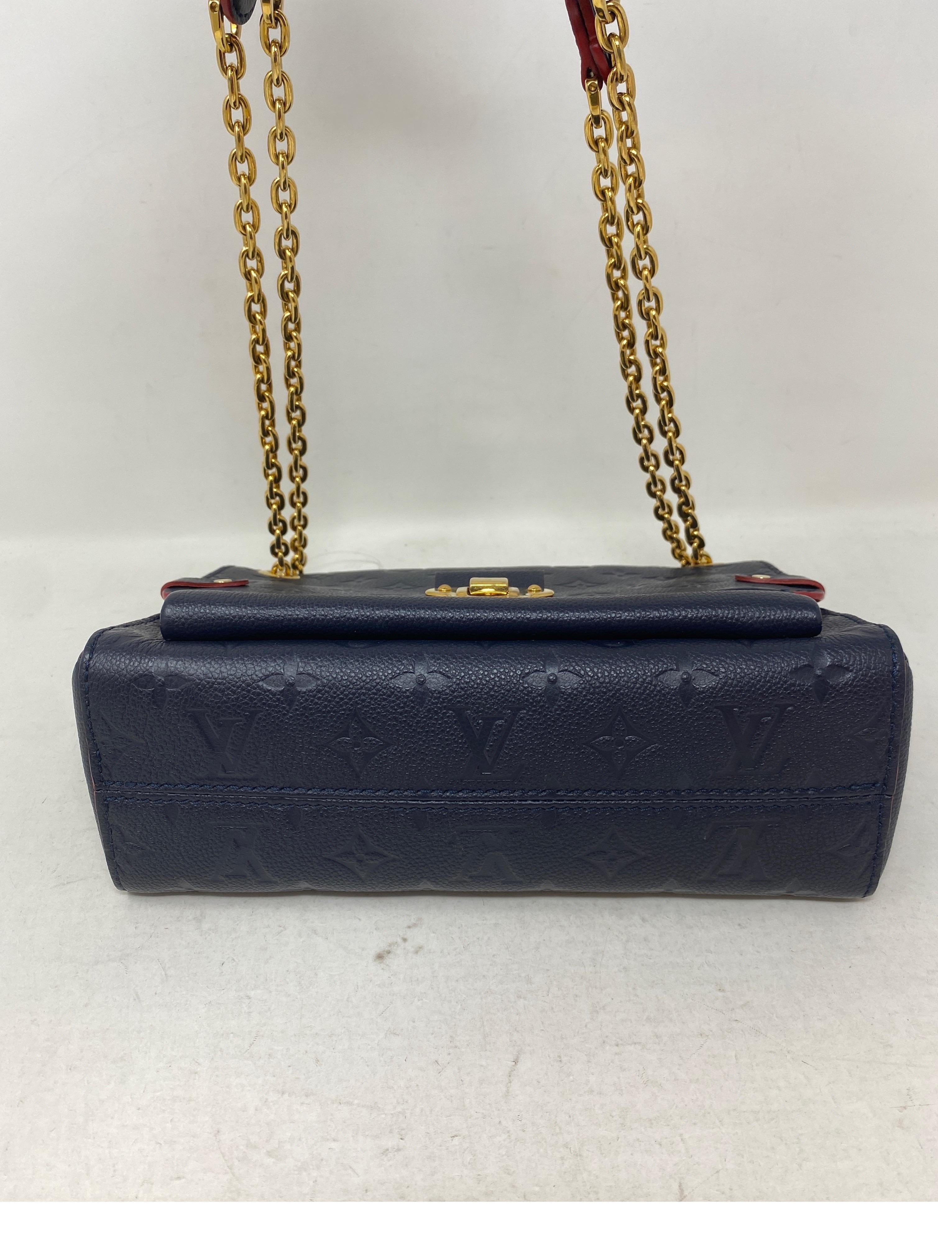 Louis Vuitton Navy Crossbody Bag 9