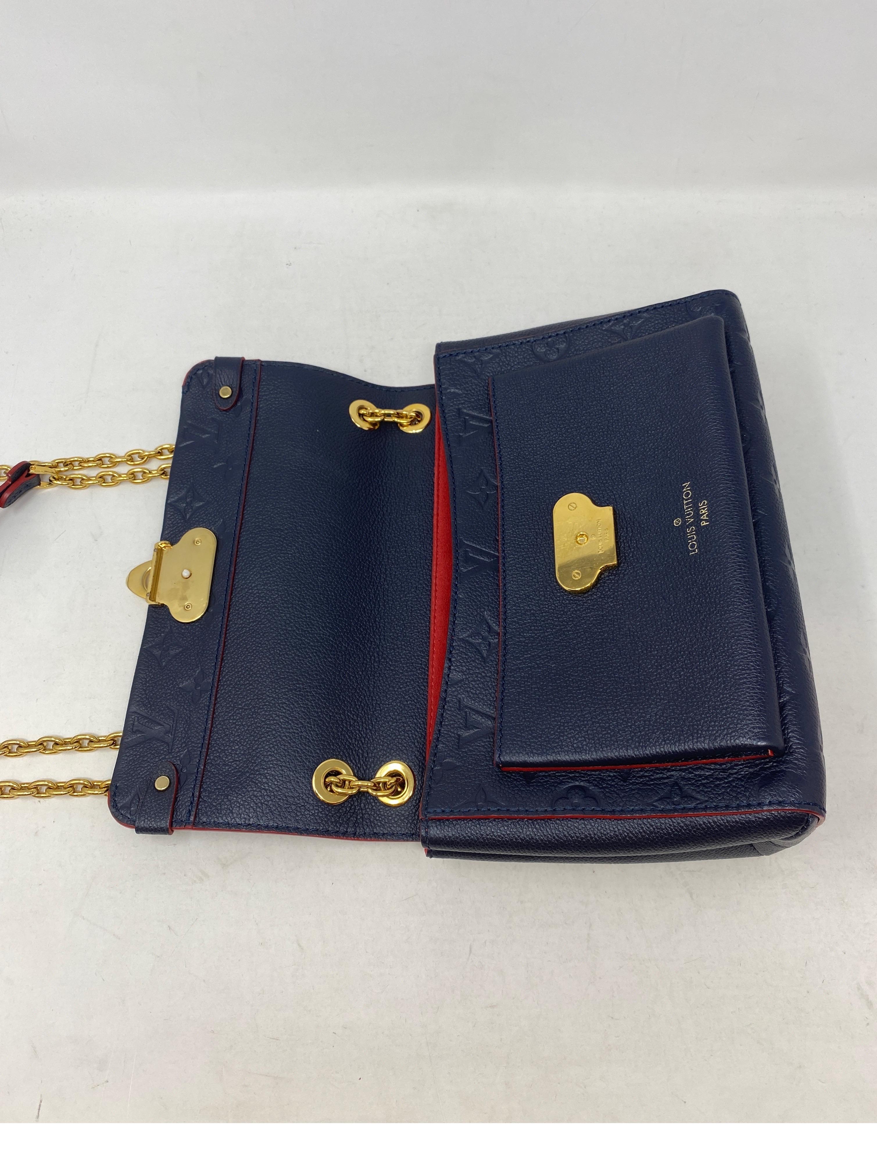 Louis Vuitton Navy Crossbody Bag 10