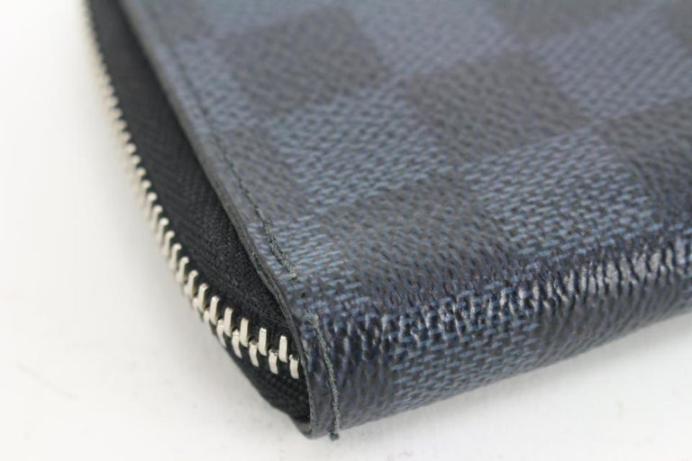 Louis Vuitton Navy Damier Cobalt Vertical Zippy Long Zippy Wallet 74lz56s  at 1stDibs