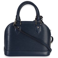 Louis Vuitton Navy Epi Alma BB