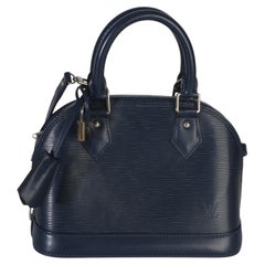 Louis Vuitton Navy Epi Alma BB