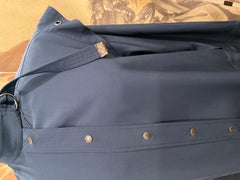 Louis Vuitton Navy Front Snap Dress