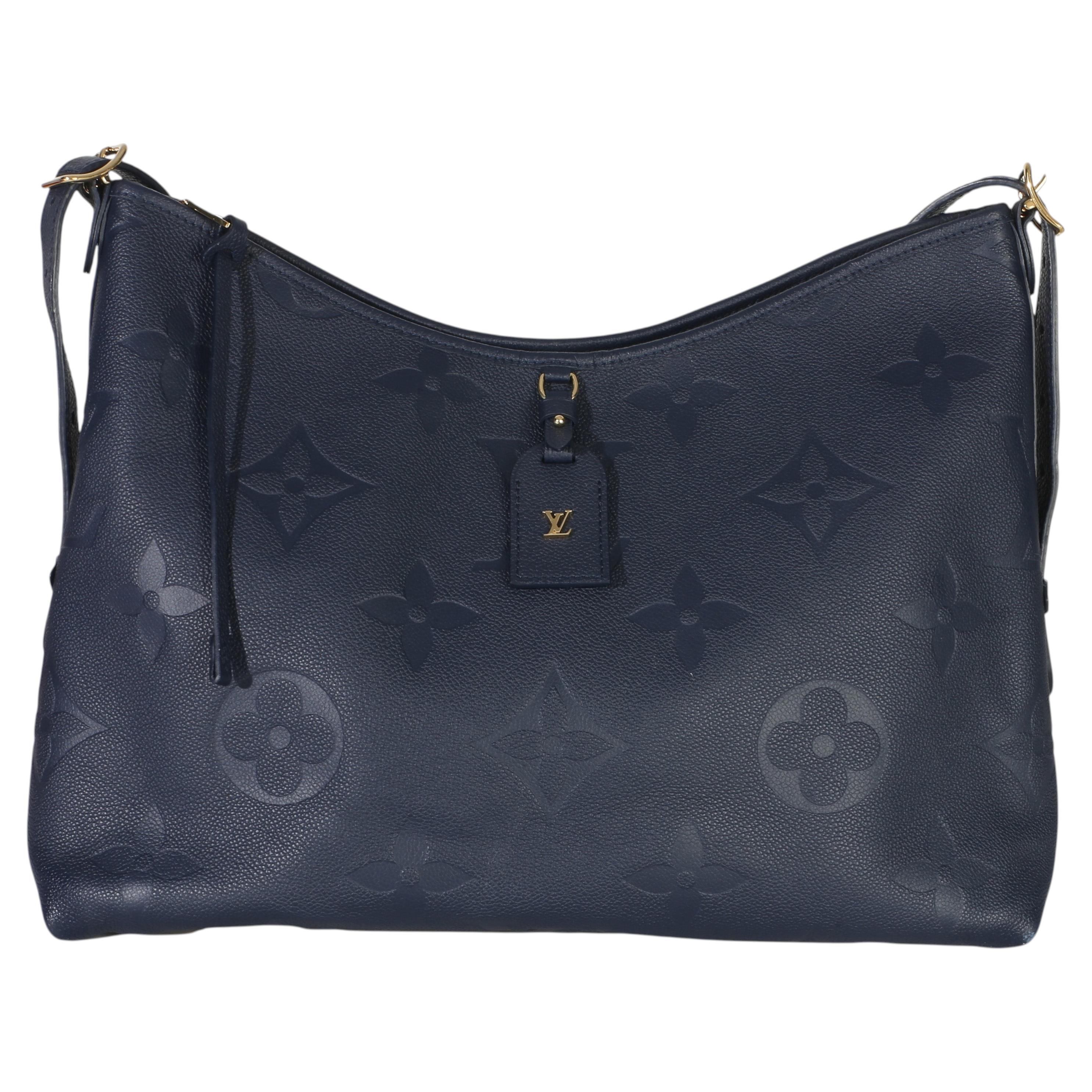Louis Vuitton Blue Monogram Empreinte Vavan Chain Shoulder Bag For Sale ...