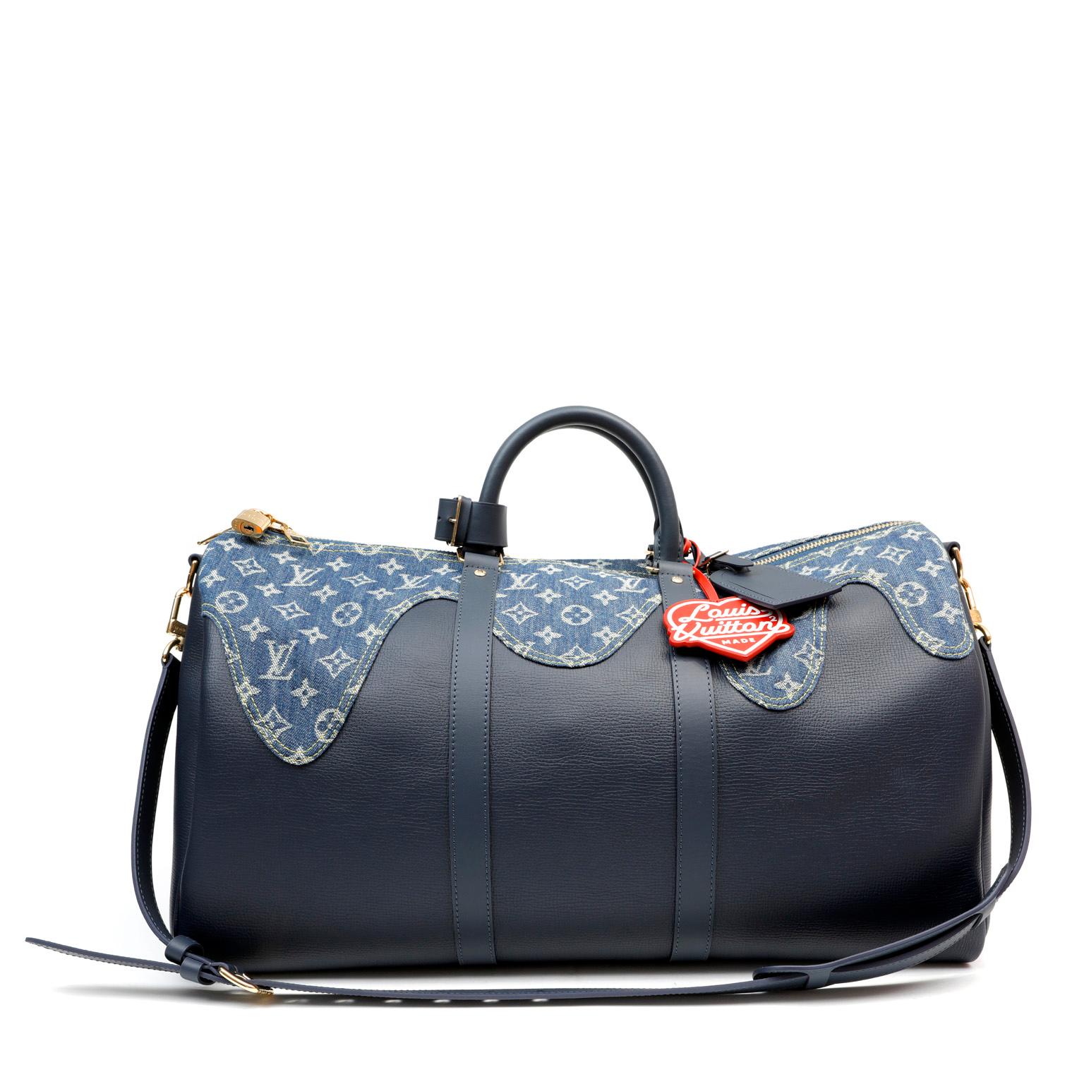 Customised Louis Vuitton 'Japanese Wave' Keepall Bag at 1stDibs