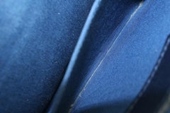 Louis Vuitton Navy Mini Lin Juliette MM Crossbody Bag 2LV1012