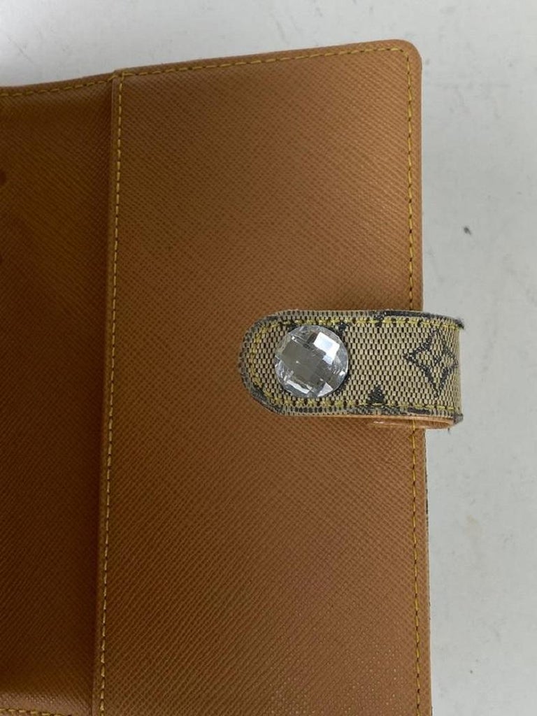 Louis Vuitton Brown Monogram Mini Lin Porte Tresor Wallet Light
