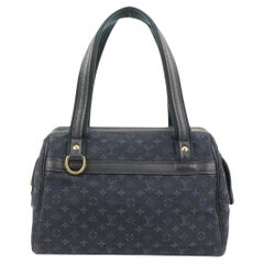 Louis Vuitton Rare Beige Monogram Mini Lin Josephine GM Speedy Boston Bag  862724 For Sale at 1stDibs