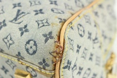 Louis Vuitton Navy Monogram Mini Lin Marie Boston 1013lv13