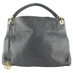 Louis Vuitton Navy Monogream Empreinte Leather Artsy MM HObo 2LVJ1011