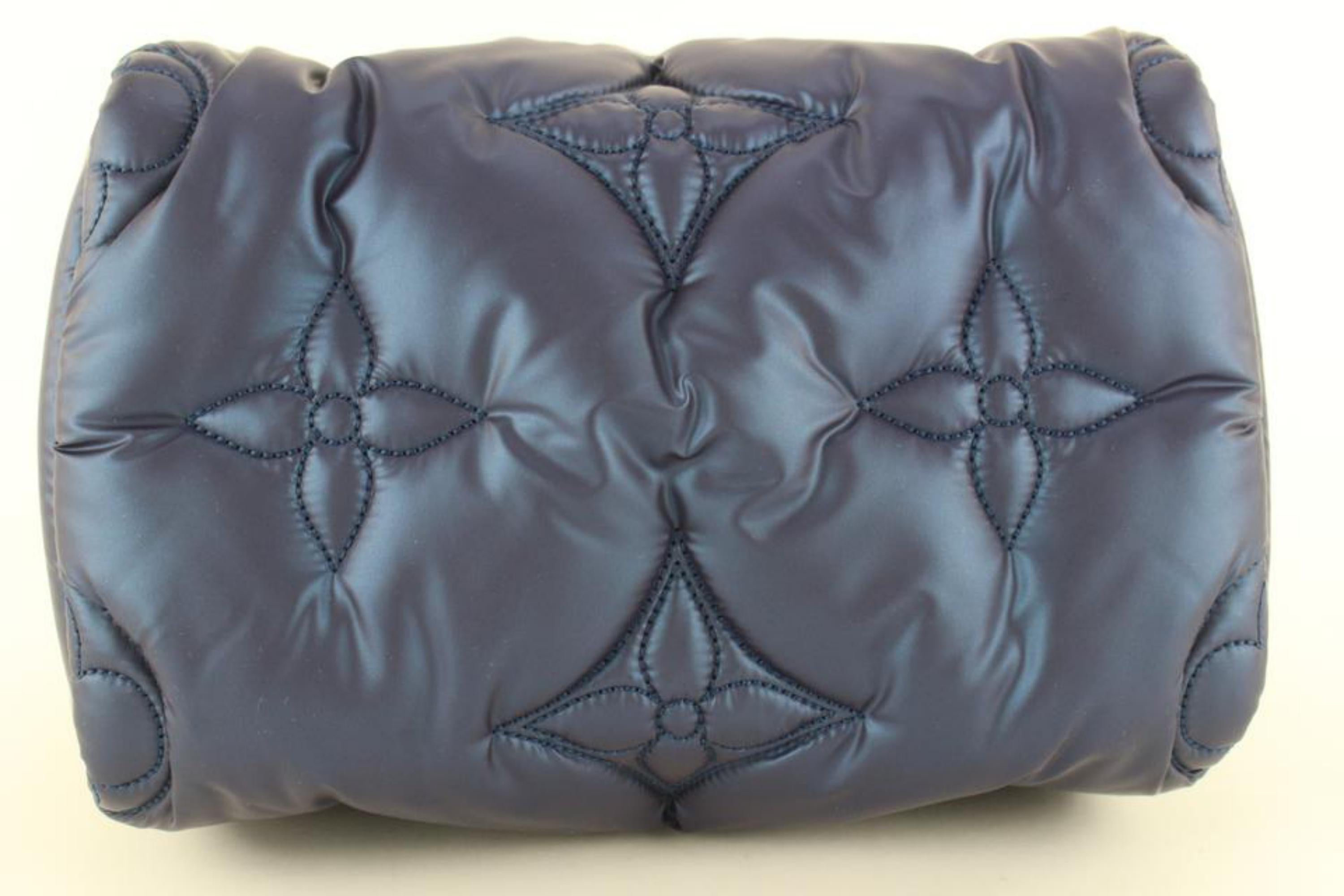 Louis Vuitton Khaki Green Puffer Monogram Pillow Speedy Bandouliere 25  4LVJ1027