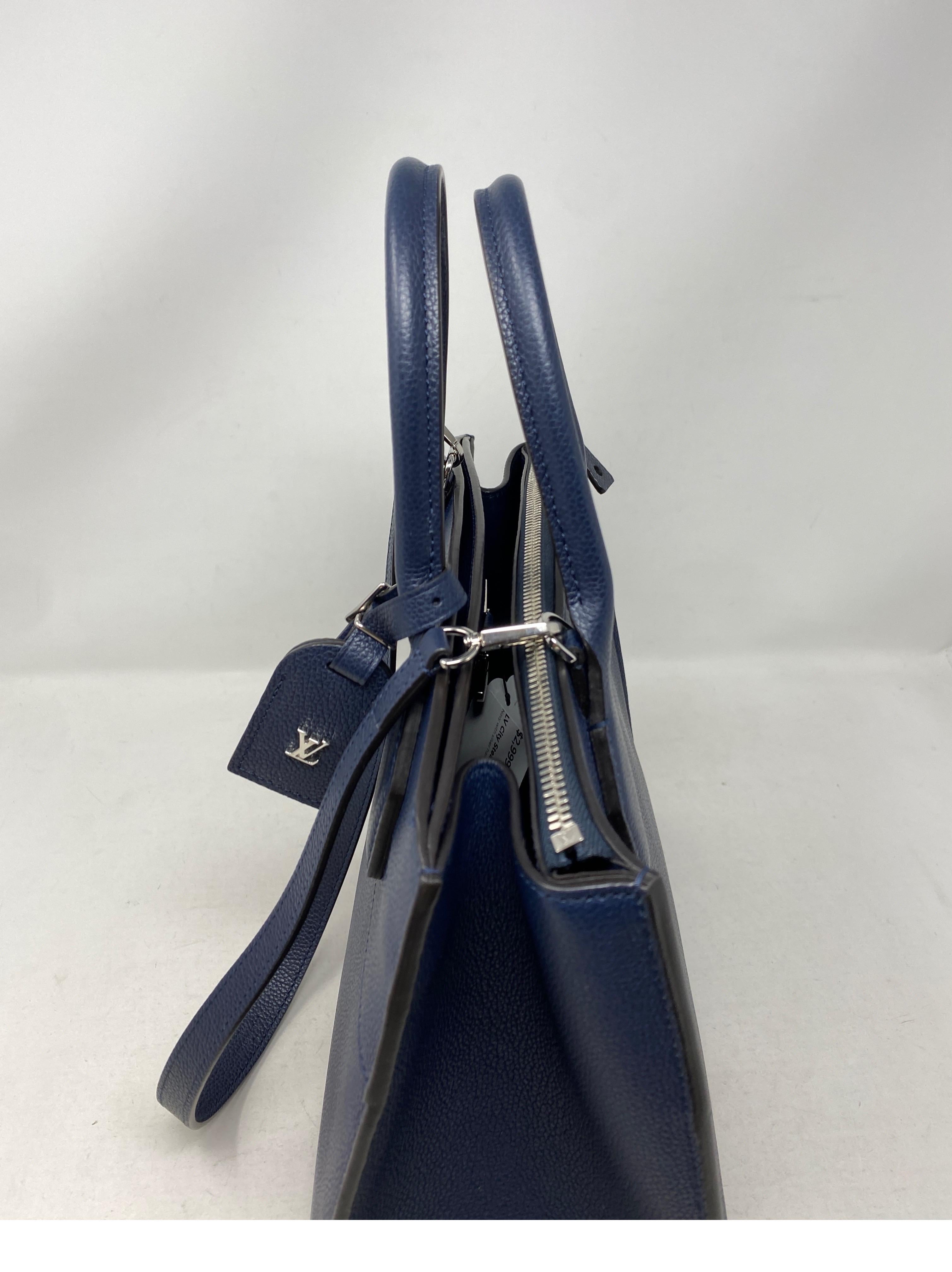 Louis Vuitton Navy Steamer Bag 4