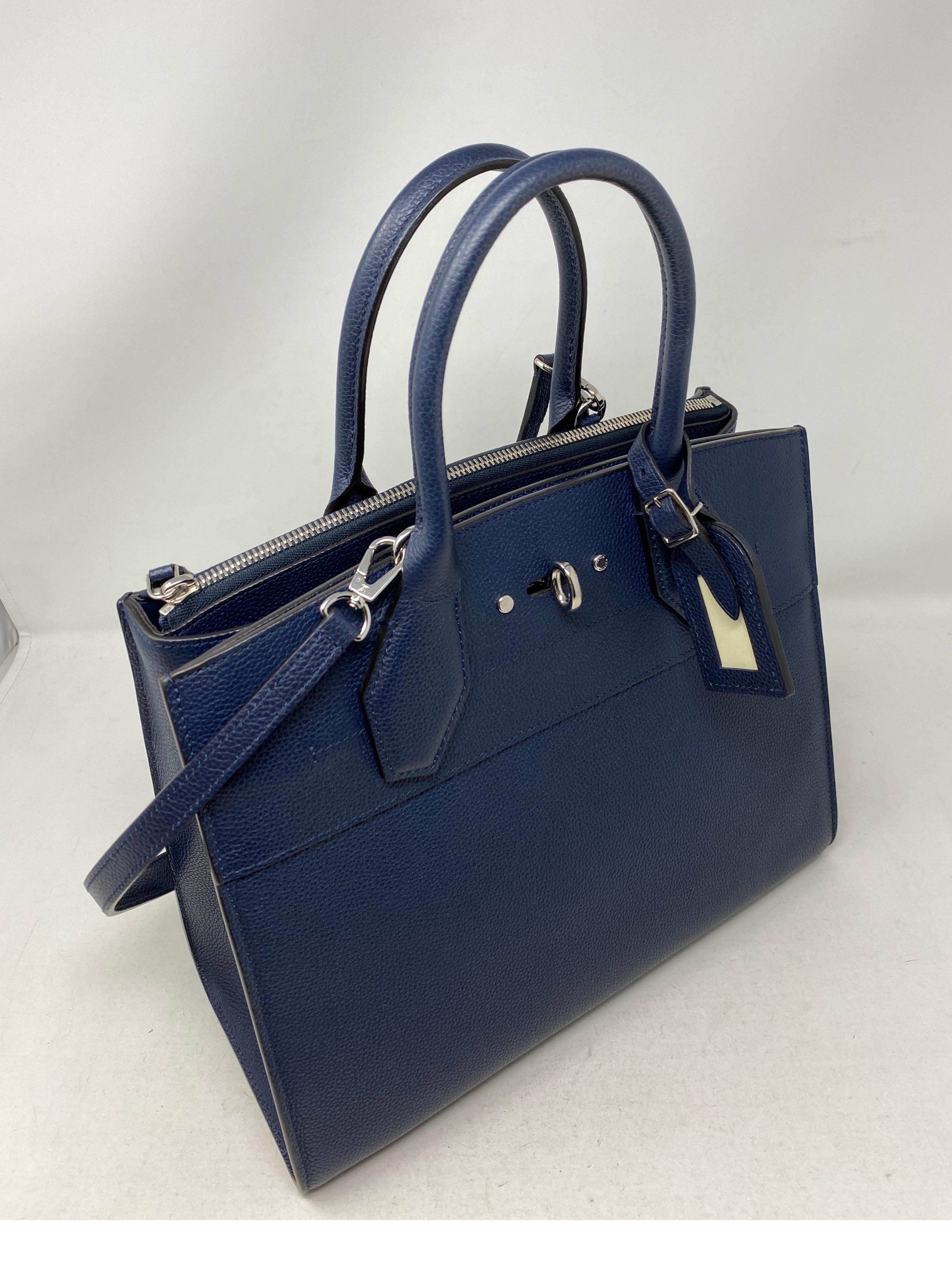 Louis Vuitton Navy Steamer Bag 2
