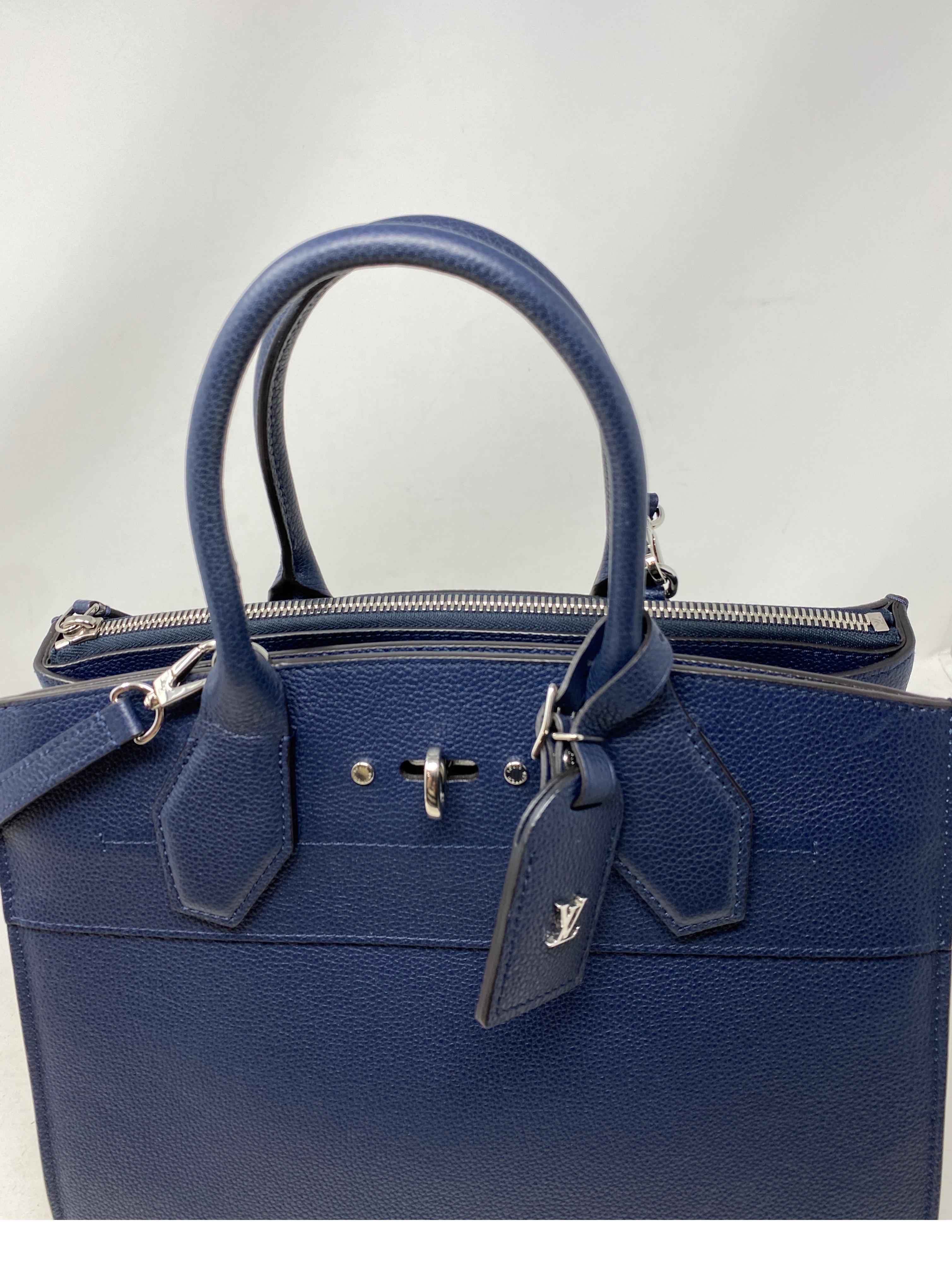 Louis Vuitton Navy Steamer Bag 3